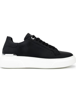 Tamer Tanca Erkek Hakiki Deri Siyah Sneakers & Spor Ayakkabı 1212 2502 Erk Ayk Y26 Sıyah