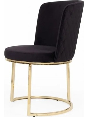 Miarik Design Yemek Odası Sandalyesi , Mutfak Sandalyesi Metal Ayaklı