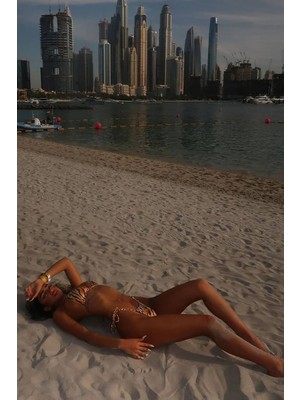 BMD Talya Kaplan Desen Brazilian Bikini - Leopar