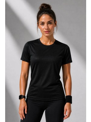 Kaelaurean Kadın Performans Spor Tişört Hızlı Kuruyan Esnek ve Dayanıklı Kumaş Nem Emici Spor T-Shirt