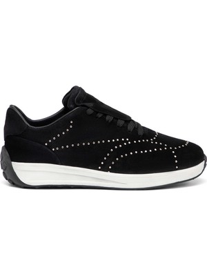 Tergan Siyah Hakiki Süet Deri Kadın Sneaker - K26I1AY68529-A01