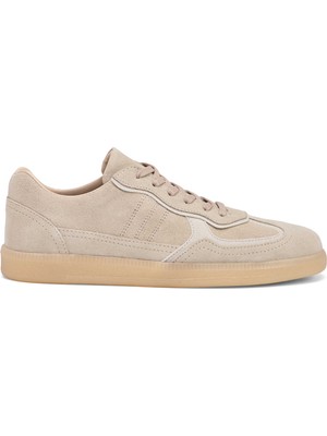 Tergan Bej Hakiki Deri Kadın Sneaker - K26I1AY68412-B79