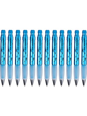 Serve Versatil Kalem Deep 0.7 mm Metalik Mavi Şimşek 12'li Paket