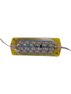 Dora Led 24 Volt Sarı 1.2 Watt Animasyonlu Çakar Modül 3 Ledli