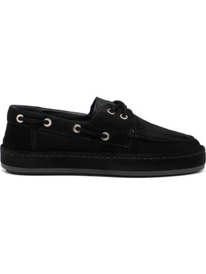 Tergan Siyah Hakiki Süet Deri Kadın Sneaker - K26I1AY68526-A01