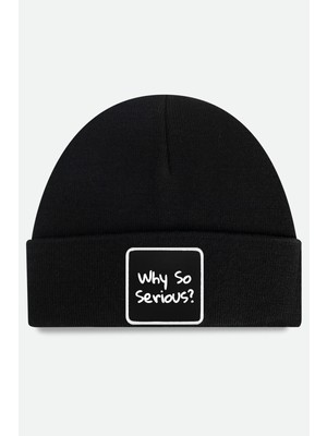 BlackBörk Why So Serious Logolu Siyah XL Bere