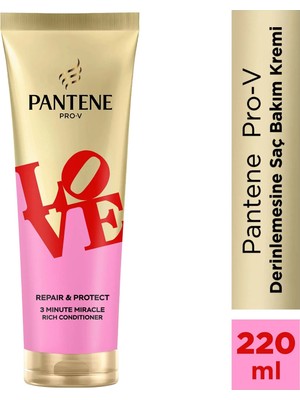 Pantene Love Edition Pro-V Derinlemesine Bakım 3 Dakikalık Mucize Saç Kremi 220ML