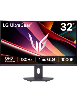 Lg Ultragear Qhd Kavisli Oyuncu Monitörü 32″ 180 Hz,va Panel- 32G600A-B