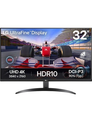 Lg Ultra Fine Monitör 32″ Düz, UHD 4k, HDR10, Va Panel (32UR500K-B)