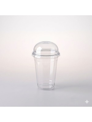 ÖZGÜN Milkshake Bardağı, Limonata Bardağı, Bira Bardağı, Kokteyl Bardağı Kapaklı 450 cc 25 Adet