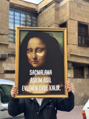 Musnig Dekoratif Sanatsal Çerçeveli Tablo Kalır