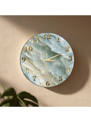 No 26 Dekor Dekoratif Duvar Saati – 33 cm Uv Baskılı Mdf Duvar Saati