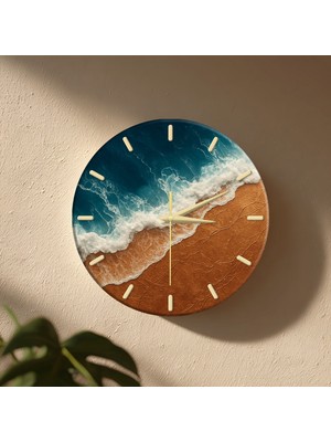 No 26 Dekor Dekoratif Duvar Saati – 33 cm Uv Baskılı Mdf Duvar Saati