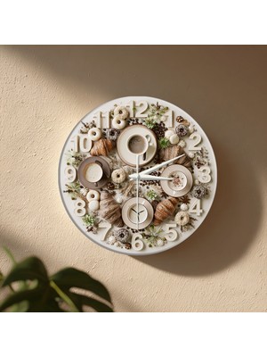 No 26 Dekor Dekoratif Duvar Saati – 33 cm Uv Baskılı Mdf Duvar Saati