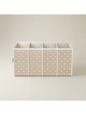 Simple Living 4 Katlı Dolap Içi Organizer - Bej - 24X29X64 cm