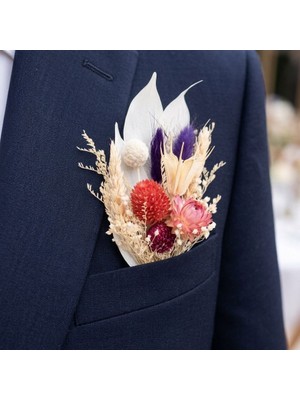 Jujü Atölye Damat Cep Çiçeği,damat Düğün Aksesuarları, Cep Için Çiçek