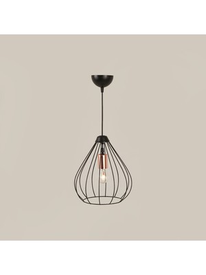 Correx Noctra Tel Kafes Sarkıt - Siyah - 30 cm