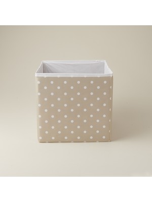 Simple Living Organizer Kutu - Bej - 30X30X30 cm