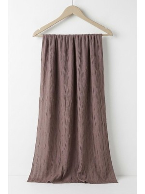 Rays Koyu Vizon Pliseli Bambu Şal 5673