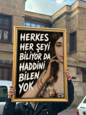 Musnig Dekoratif Sanatsal Çerçeveli Tablo Bilenyok