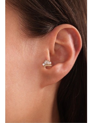 Gianfranco Baget Taşlı Ethnic Tragus Küpe