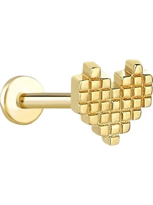 Gianfranco Taşlı Pixel Tragus Küpe