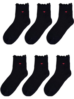 QUALITY WALKING Monochrome Series Soket Çorap 6'lı Set