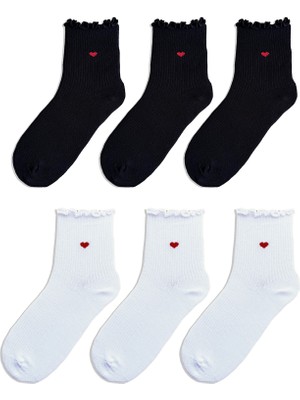 QUALITY WALKING Monochrome Series Soket Çorap 6'lı Set