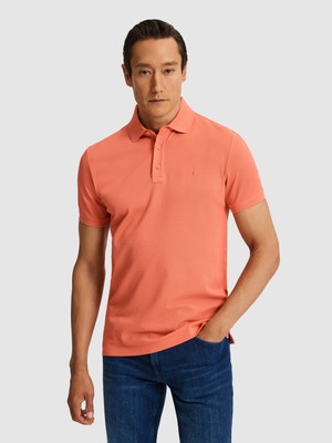 Cacharel Somon Slim Fit Saf Pamuk Polo Yaka Basic T-shirt 50320657 VR047