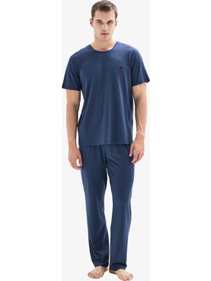 Blackspade Erkek Kısa Kol Lacivert Pijama Takımı C7T7N804