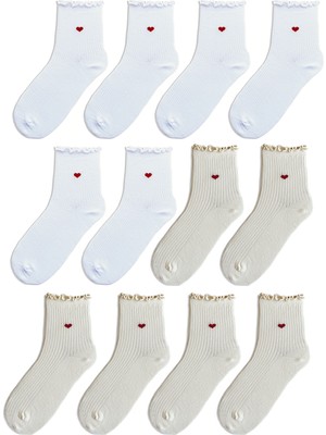 QUALITY WALKING Monochrome Series Soket Çorap 12'li Set