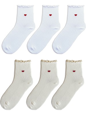 QUALITY WALKING Monochrome Series Soket Çorap 6'lı Set