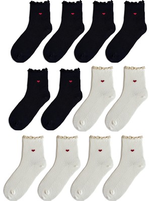 QUALITY WALKING Monochrome Series Soket Çorap 12'li Set