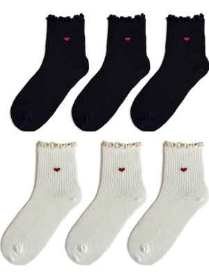 QUALITY WALKING Monochrome Series Soket Çorap 6'lı Set