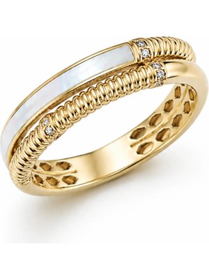 Gianfranco Double Pearl Yüzük