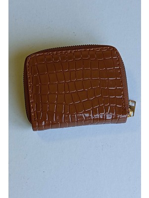 Depo Trend Kroko Desenli Şık ve Kompakt Kadın Cüzdanı