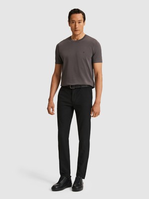 Cacharel Erkek Siyah Slim Fit Kanvas Pantolon 50324269-VR046