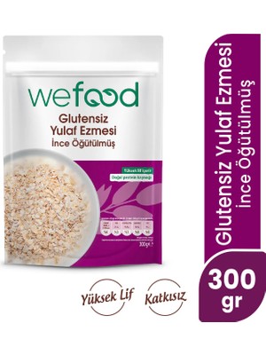 Wefood Ince Öğütülmüş Glutensiz Yulaf Ezmesi 300 gr 8683347034826