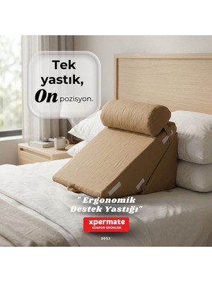 Xpermate Ergonomik Destek Yastığı – Baş, Sırt, Bel ve Bacak Desteği