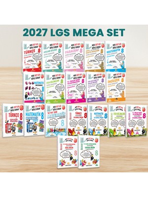 Sinan Kuzucu Yayınları 8. Sınıf 2027 Lgs Mega Set