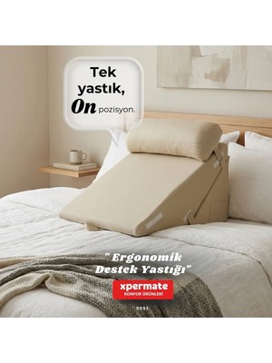 Xpermate Ergonomik Destek Yastığı – Baş, Sırt, Bel ve Bacak Desteği