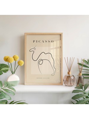 Pegziz Minimalist Sanatsal Picasso Duvar Dekor Tablosu