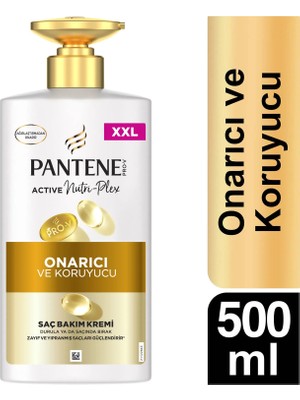 Pantene Onarıcı & Koruyucu Saç Bakım Kremi 500 ml Hafif Formül ile Güçlendirici Etki