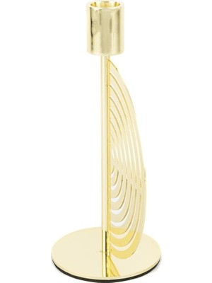 Mikasa Moor Circle Gold Metal Mumluk 9X21CM
