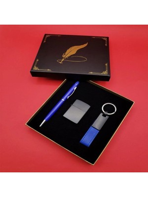 Pileli Store Metal Kalem Çakmak ve Anahtarlık