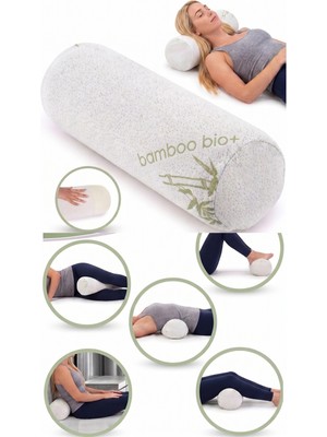Dear Visco Çok Amaçlı Visco Yastık Bel Boyun Bacak Için Ortopedik Yastık Ergonomik Silindir Yastık 46*14 cm