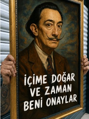 Musnig Dekoratif Sanatsal Çerçeveli Tablo Dali