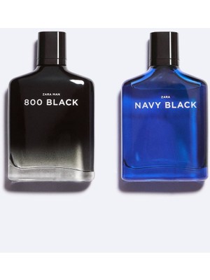 Zara Navy Black + Zara Man 800 Black Eau De Toılette 2X100 ml Indirimsehri