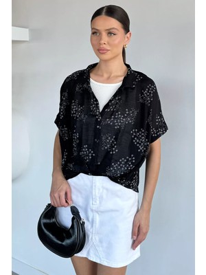 Gülseli Kadın Crop Atletli Desenli Bluz P-00021716