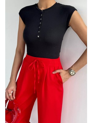 Gülseli Kadın Çıtçıtlı Kaşkorse Bluz P-00021833